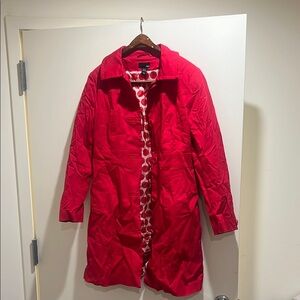 H&M Red Trench Coat